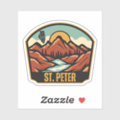 St. Peter, Illinois Aufkleber (Blatt)
