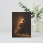 St. Peter im Gefängnis von Rembrandt Postcard Postkarte (Stehend Vorderseite)