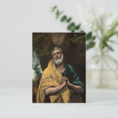 St. Peter in Tränen von El Greco Postkarte (Stehend Vorderseite)