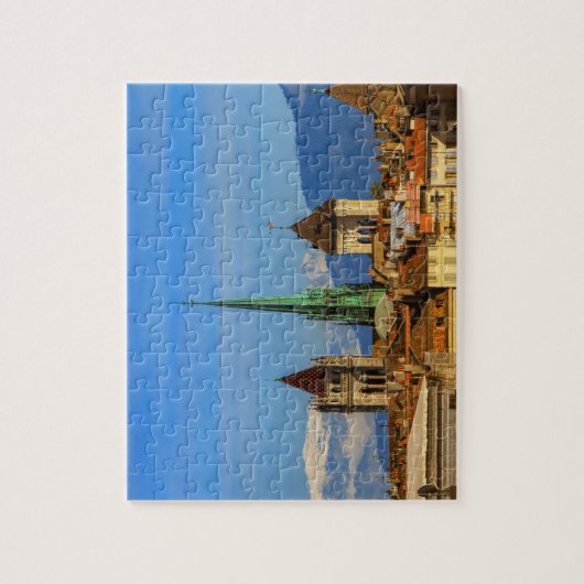 St. Peter Kathedrale, Genf, Schweiz Puzzle (Vertikal)