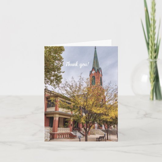 St. Peter Katholische Kirche Danke Karte (Vorderseite)
