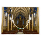 St. Peter Katholische Kirche Painterly Große Geschenktüte (Rückseite)