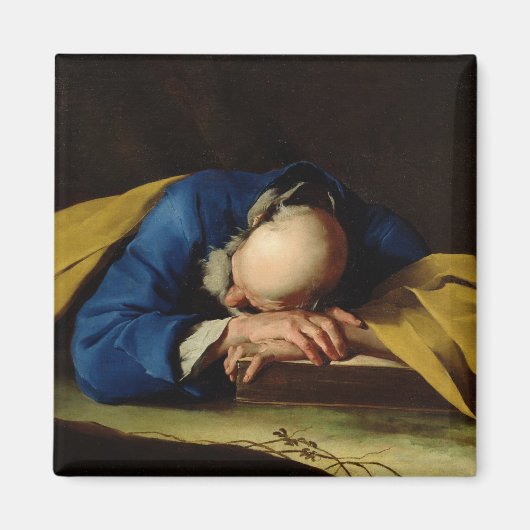 St. Peter oder St. Jerome Sleeping, c.1735-39 Magnet (Vorne)