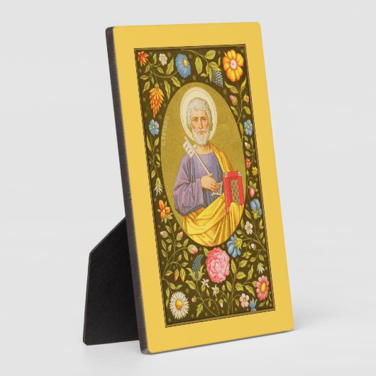 St. Peter (PM 07) 5"x7" Plaque 1 mit Easel Fotoplatte (Seite)