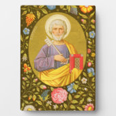 St. Peter (PM 07) 5"x7" Plaque 2 mit Easel Fotoplatte (Vorderseite)