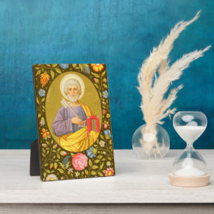 St. Peter (PM 07) 5"x7" Plaque 2 mit Easel Fotoplatte
