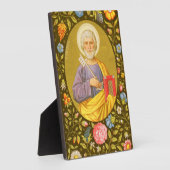 St. Peter (PM 07) 5"x7" Plaque 2 mit Easel Fotoplatte (Seite)