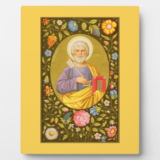 St. Peter (PM 07) 8"x10" Plaque 1 mit Easel Fotoplatte (Vorderseite)