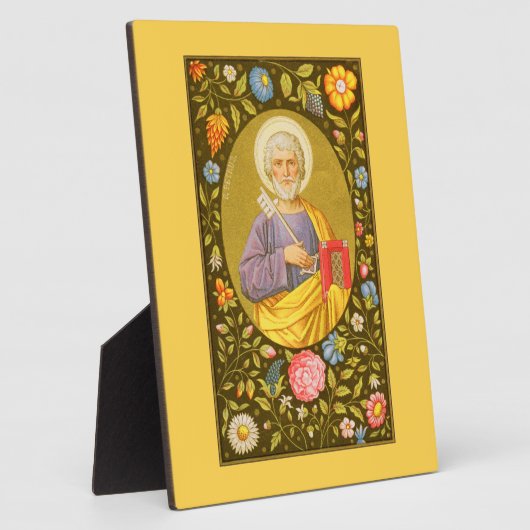 St. Peter (PM 07) 8"x10" Plaque 1 mit Easel Fotoplatte (Seite)