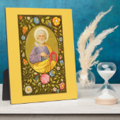 St. Peter (PM 07) 8"x10" Plaque 1 mit Easel Fotoplatte (Seite)