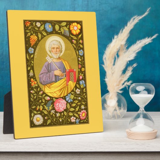 St. Peter (PM 07) 8"x10" Plaque 1 mit Easel Fotoplatte (Seite)