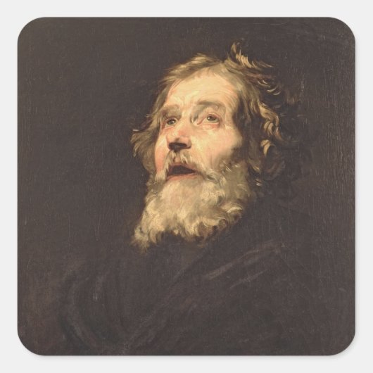 St. Peter Quadratischer Aufkleber (Vorderseite)