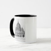 St Peter, Roms, graviert von C. Campbell Tasse (Vorderseite Links)