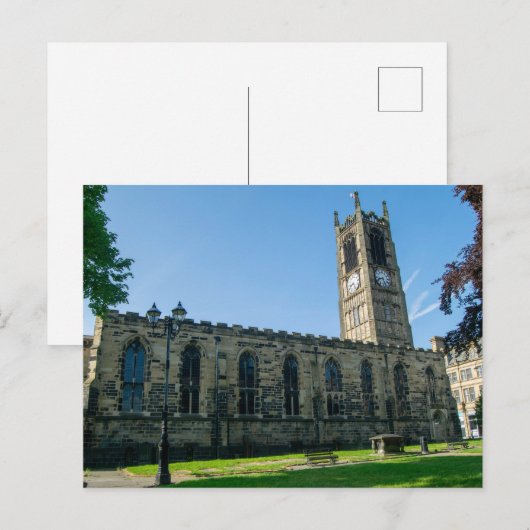 St Peter’s Parish Church, Huddersfield Postkarte (Vorne/Hinten)