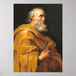 St. Peter - School of Rubens Fine Art Poster