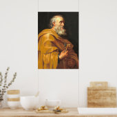 St. Peter - School of Rubens Fine Art Poster (Küche)
