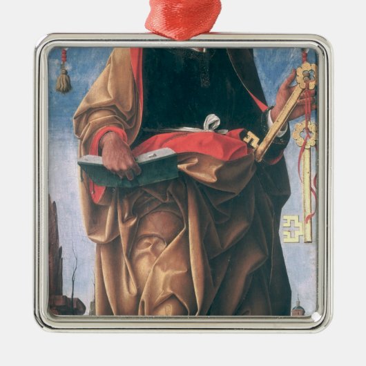 St Peter Silbernes Ornament (Vorne)