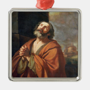 St Peter Silbernes Ornament