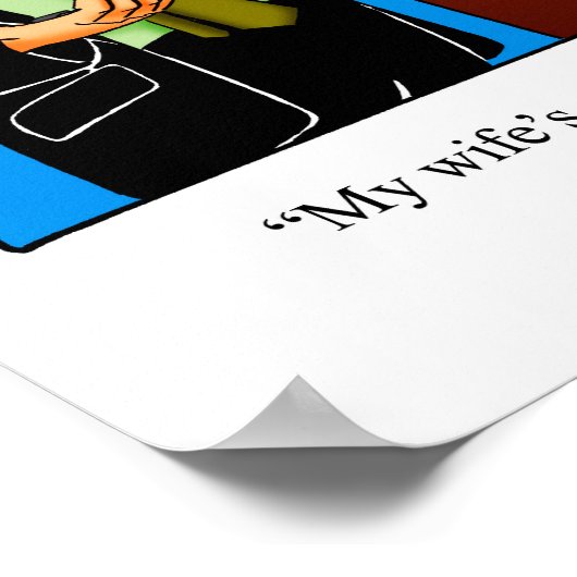 St. Peter Spaß "Ehefrau Keys" Poster (Ecke)