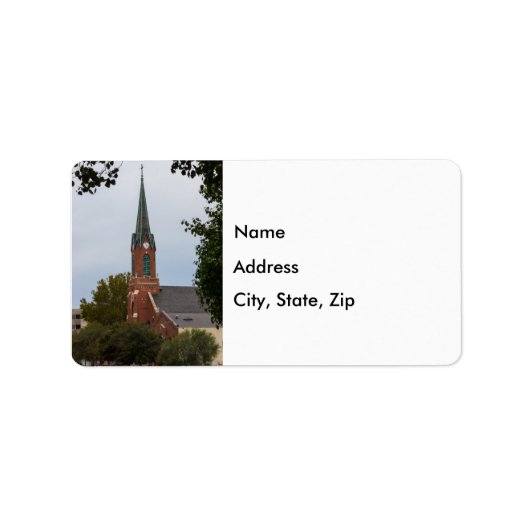 St Peter Steeple Address Labels Adressaufkleber (Vorne)