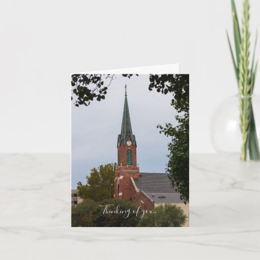 St Peter Steeple Denken Sie an Ihre Karte (Vorderseite)