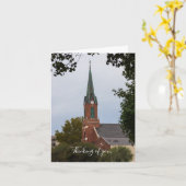 St Peter Steeple Denken Sie an Ihre Karte (Gelbe Blume)