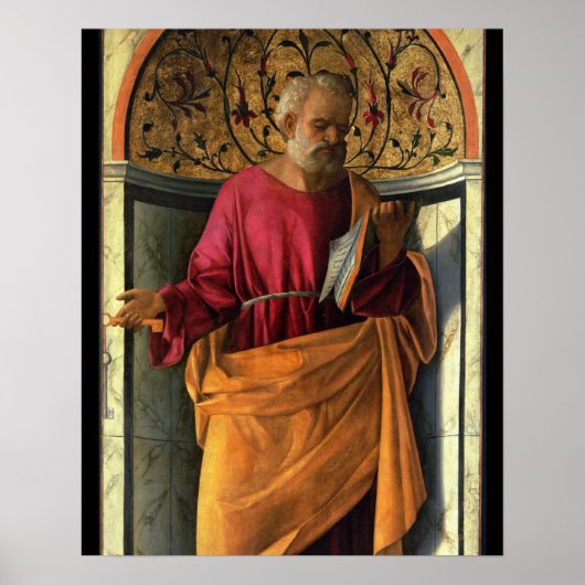 St. Peter (tempera on canvas) Poster (Vorne)