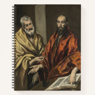 St. Peter und St. Paul   c.1605-8 (Öl auf Leinwan Notizblock