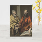 St Peter und St Paul | c.1605-8 (Öl auf Leinwand) Karte (Gelbe Blume)