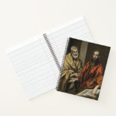 St. Peter und St. Paul | c.1605-8 (Öl auf Leinwand Notizblock (Innenseite)