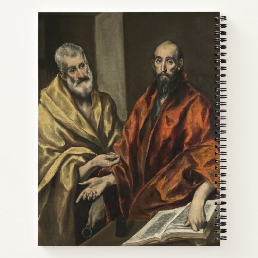 St. Peter und St. Paul | c.1605-8 (Öl auf Leinwand Notizblock (Rückseite)