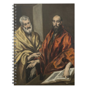 St Peter und St Paul   c.1605-8 (Öl auf Leinwand) Notizblock