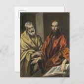 St Peter und St Paul | c.1605-8 (Öl auf Leinwand) Postkarte (Vorne/Hinten)