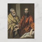 St Peter und St Paul | c.1605-8 (Öl auf Leinwand) Postkarte (Vorderseite)