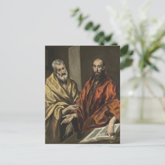 St Peter und St Paul | c.1605-8 (Öl auf Leinwand) Postkarte (Stehend Vorderseite)