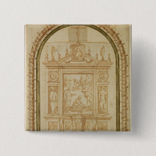St- Peterfischen, Studie für den Altar Button