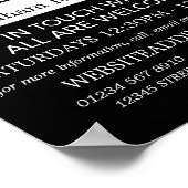 St. Peter's Basilica, Christian Bible Class Advert Poster (Ecke)