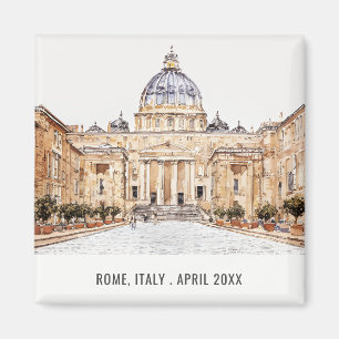 St Peters Basilica Rom - Italien Magnet