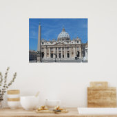 St Peter's Basilica- Vatican City Poster (Küche)