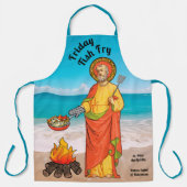 St. Peters Fischbraten am Freitag Schürze (Vorderseite)