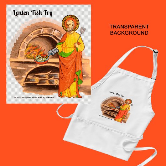 St. Peter's Lenten Fischbrasse Schürze