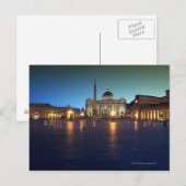St Peters Square, Rom, Italien Postkarte (Vorne/Hinten)