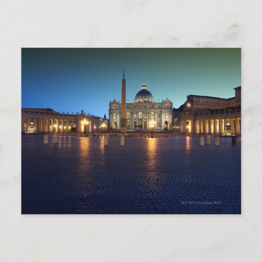 St Peters Square, Rom, Italien Postkarte (Vorderseite)