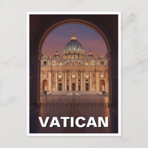 St Peters Vatican City Travel Postkarte