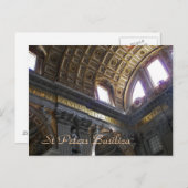 St- Petersbasilika Postkarte (Vorne/Hinten)