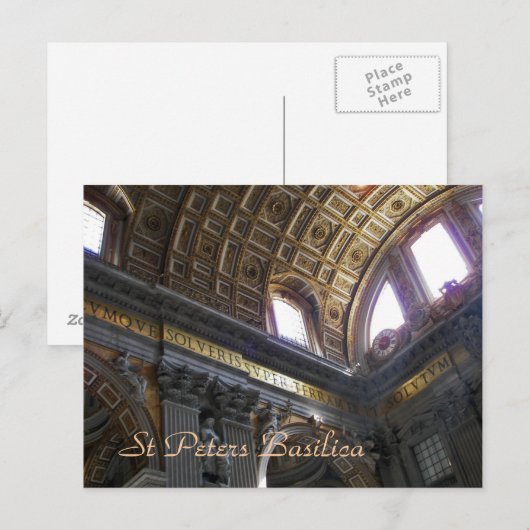 St- Petersbasilika Postkarte (Vorne/Hinten)