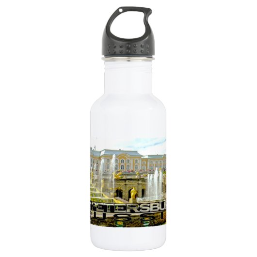 St. Petersburg Edelstahlflasche (Vorderseite)
