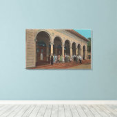 St. Petersburg, FL - Außenansicht der Post Leinwanddruck (Insitu (Holzboden))