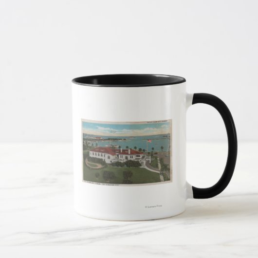 St. Petersburg, FL - Luftfahrt von Yacht Club & Tasse (Rechts)