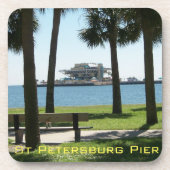 St. Petersburg Fl Pier Custom Untersetzer Set (Vorderseite)